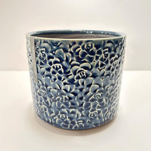 Load image into Gallery viewer, Navy Succulents Navy Plant Pot
