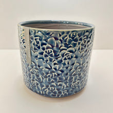 Load image into Gallery viewer, Navy Succulents Navy Plant Pot
