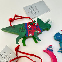 Load image into Gallery viewer, Jolly Dinosaurs Wooden Decoration Set
