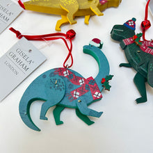 Load image into Gallery viewer, Jolly Dinosaurs Wooden Decoration Set

