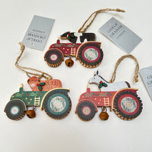 Load image into Gallery viewer, Farm Animals in Tractors Decoration Set
