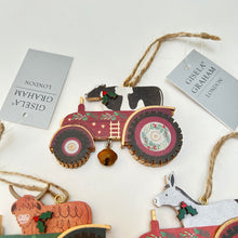 Load image into Gallery viewer, Farm Animals in Tractors Decoration Set
