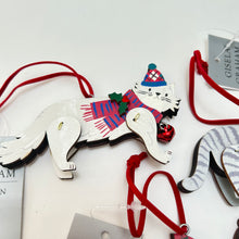 Load image into Gallery viewer, Jolly Cats Wooden Decoration Set
