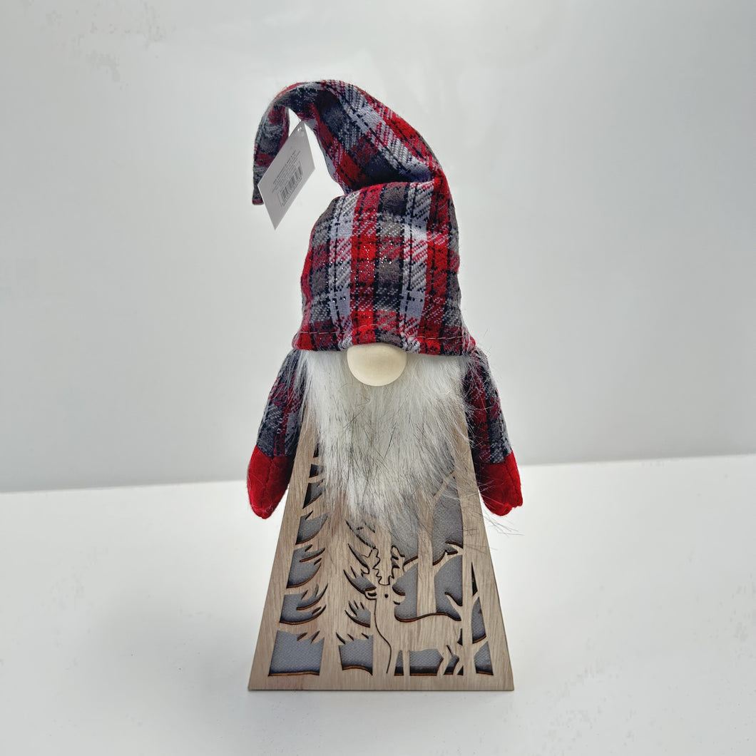 Gonk with LED Body Scene & Tartan Hat