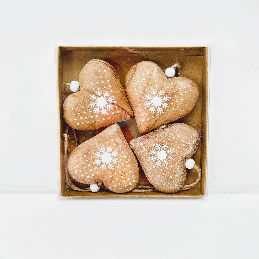 Wooden Hearts Set
