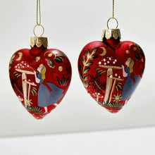Load image into Gallery viewer, Alice in Wonderland Glass Heart
