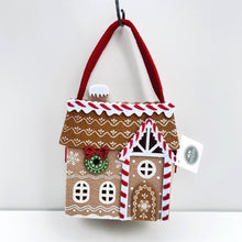 Load image into Gallery viewer, Gingerbread House Felt Christmas Gift Bag
