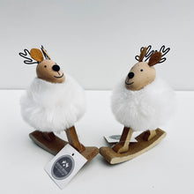 Load image into Gallery viewer, Rocking Pom Pom Reindeers
