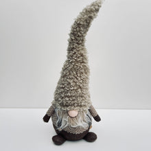 Load image into Gallery viewer, Large Fluffy Brown Christmas Gonk
