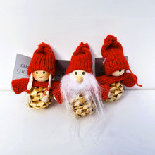 Load image into Gallery viewer, Red &amp; White Scandi Mini People Set
