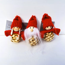 Load image into Gallery viewer, Red &amp; White Scandi Mini People Set
