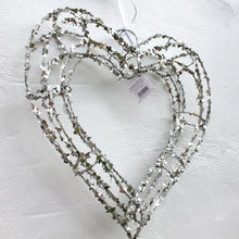 Load image into Gallery viewer, Large Silver Metal LED Heart
