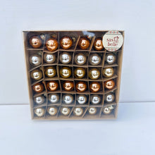 Load image into Gallery viewer, Mini Copper &amp; Silver Christmas Bauble
