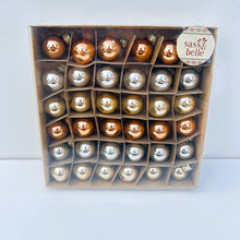 Load image into Gallery viewer, Mini Copper &amp; Silver Christmas Bauble
