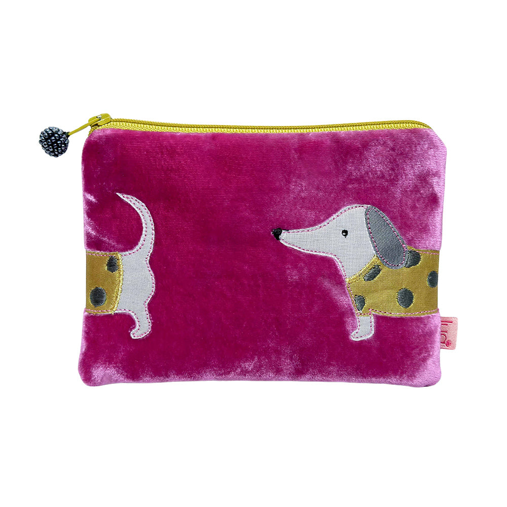 Sausage Dog Pink Purse