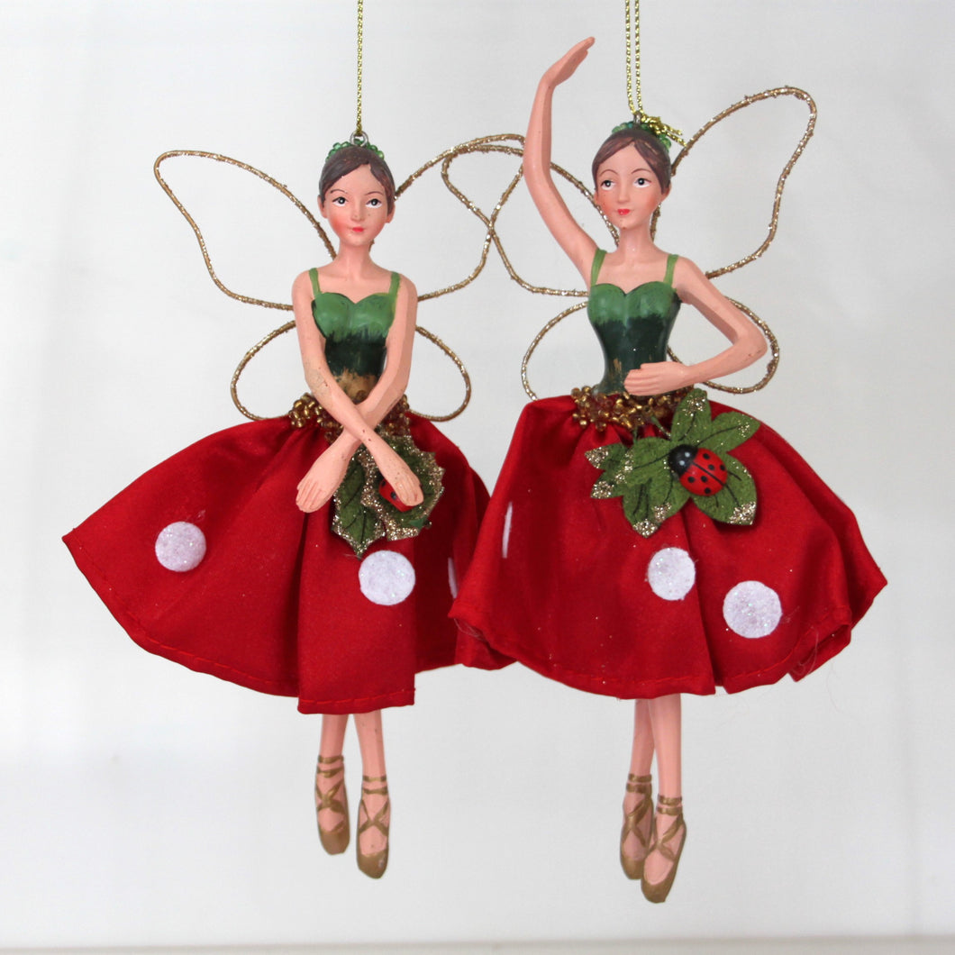 Toadstool Resin Fairy