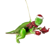 Load image into Gallery viewer, Tea Rex Shaped Bauble
