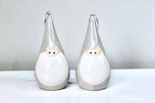 Load image into Gallery viewer, Ceramic Grey Santa Gonk Decorations
