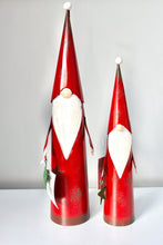 Load image into Gallery viewer, Tall Tin Cone Scandi Santa Set
