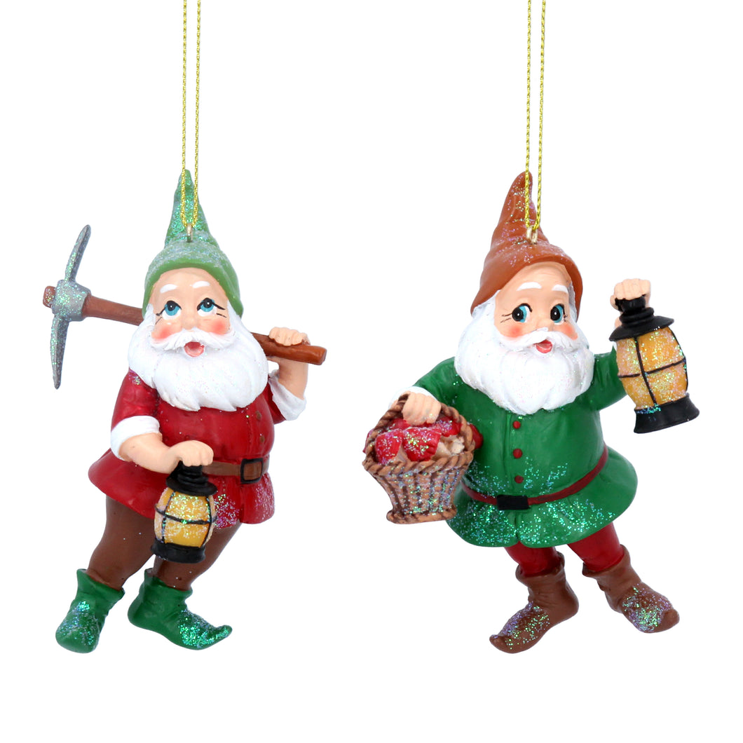Santa Gnome Tree Decoration
