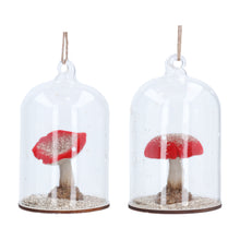 Load image into Gallery viewer, Glitter Toadstool in Glass Dome
