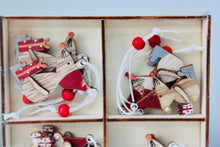 Load image into Gallery viewer, Mini Wooden Mice Decorations
