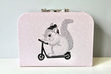 Load image into Gallery viewer, Squirrel Pink Design Toy Suitcases
