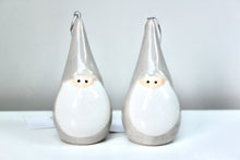 Load image into Gallery viewer, Ceramic Grey Santa Gonk Decorations
