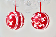Load image into Gallery viewer, Tin Box Ball Christmas Decoration Set
