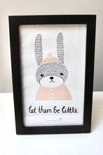 Load image into Gallery viewer, &#39;Let them be little&#39; Rabbit Frame
