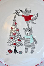 Load image into Gallery viewer, Christmas Bear Children&#39;s Plate
