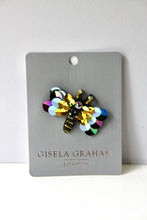 Load image into Gallery viewer, Dragonfly Sequin and Bead Brooch
