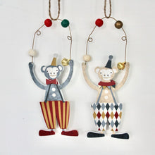 Load image into Gallery viewer, Wooden Circus Juggling Monkey Decoration Set
