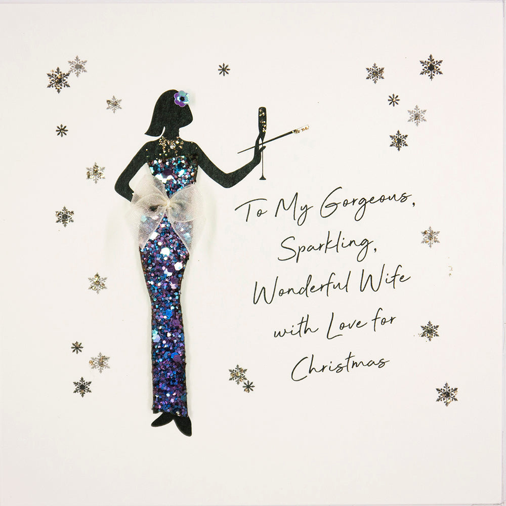 To My Gorgeous Sparkling Wonderful Wife at Christmas