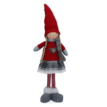Load image into Gallery viewer, Nordic Fabric Girl with Knitted Hat
