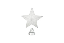 Load image into Gallery viewer, Glitter Mesh Tree Top Star
