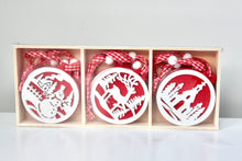 Load image into Gallery viewer, Christmas Scene Scandi Style Decoration Set
