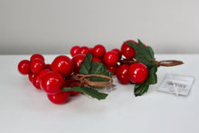 Load image into Gallery viewer, Red Berry Cluster Decorations
