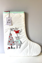 Load image into Gallery viewer, Festive Bear Christmas Stocking
