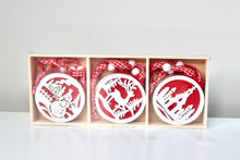 Load image into Gallery viewer, Christmas Scene Scandi Style Decoration Set
