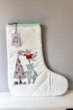 Load image into Gallery viewer, Festive Bear Christmas Stocking
