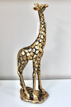 Load image into Gallery viewer, Gold Resin Giraffe
