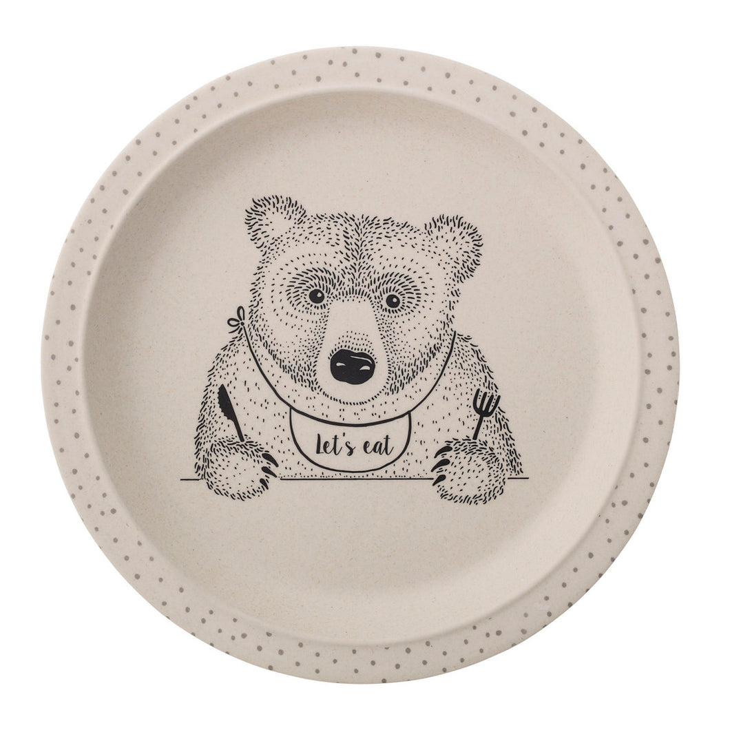 Alex Bamboo Bear Plate