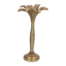 Load image into Gallery viewer, Gold Acrylic Palm Tree Candlestick
