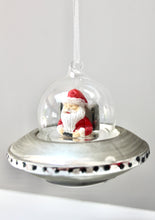 Load image into Gallery viewer, Santa Spaceship Decoration
