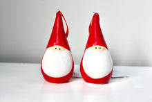Load image into Gallery viewer, Ceramic Red Santa Gonk Decorations
