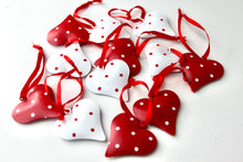 Load image into Gallery viewer, Box of 12 Mini Heart Decorations
