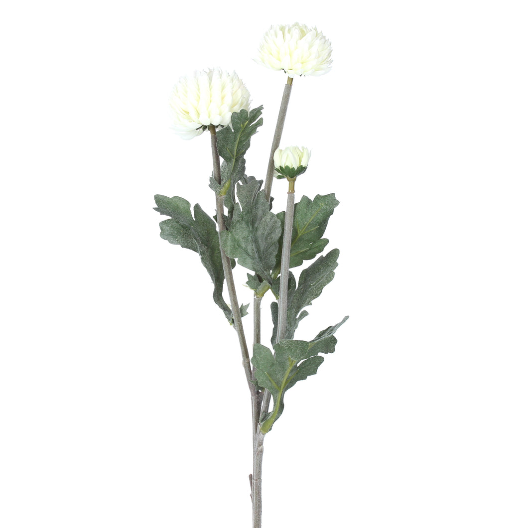 White Pom Pom Stem