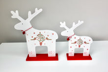 Load image into Gallery viewer, White Scandi Wooden Reindeer
