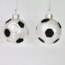 Load image into Gallery viewer, Glass Football Decoration Set
